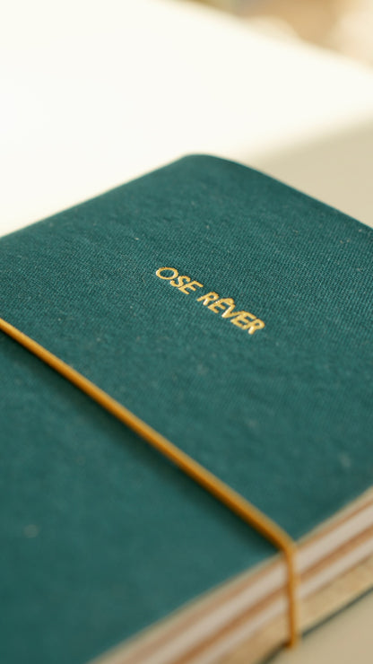 Carnet de bord rechargeable - Ose Rêver - Bleu