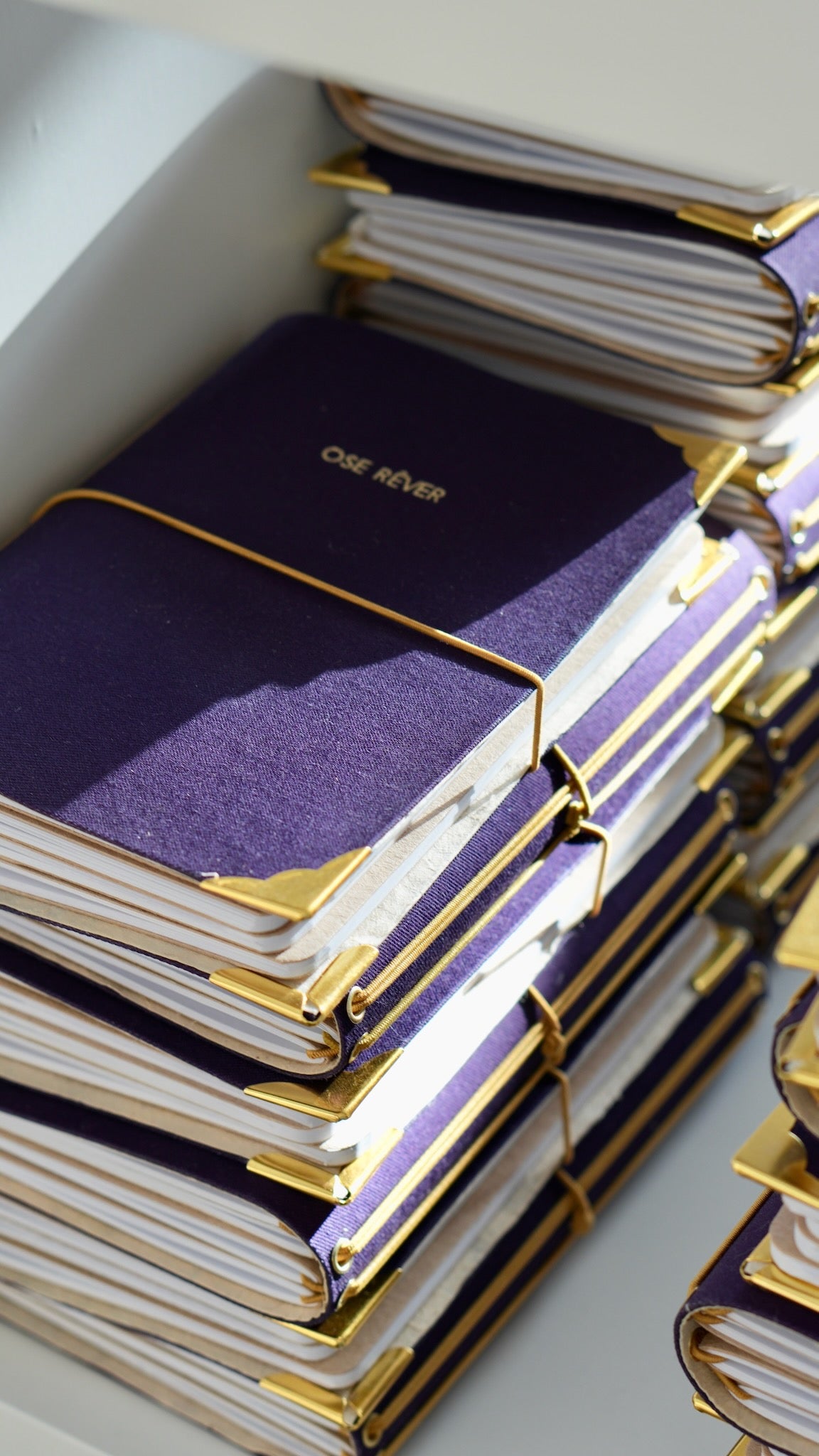 Carnet de bord rechargeable - Ose Rêver - Violet