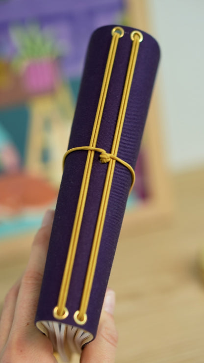 Carnet de bord rechargeable - Mieux vaut fait que parfait - Violet