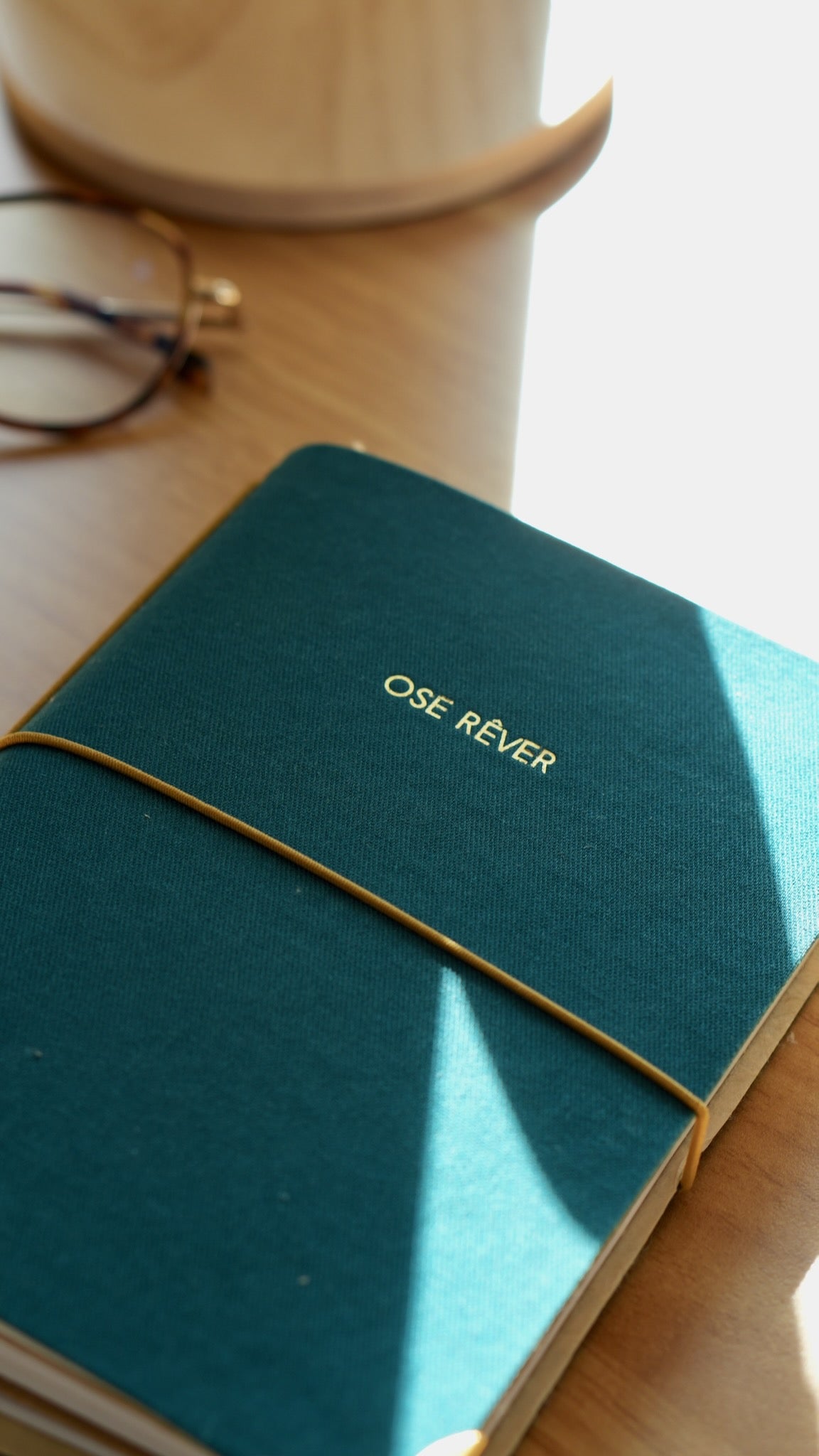 Carnet de bord rechargeable - Ose Rêver - Bleu