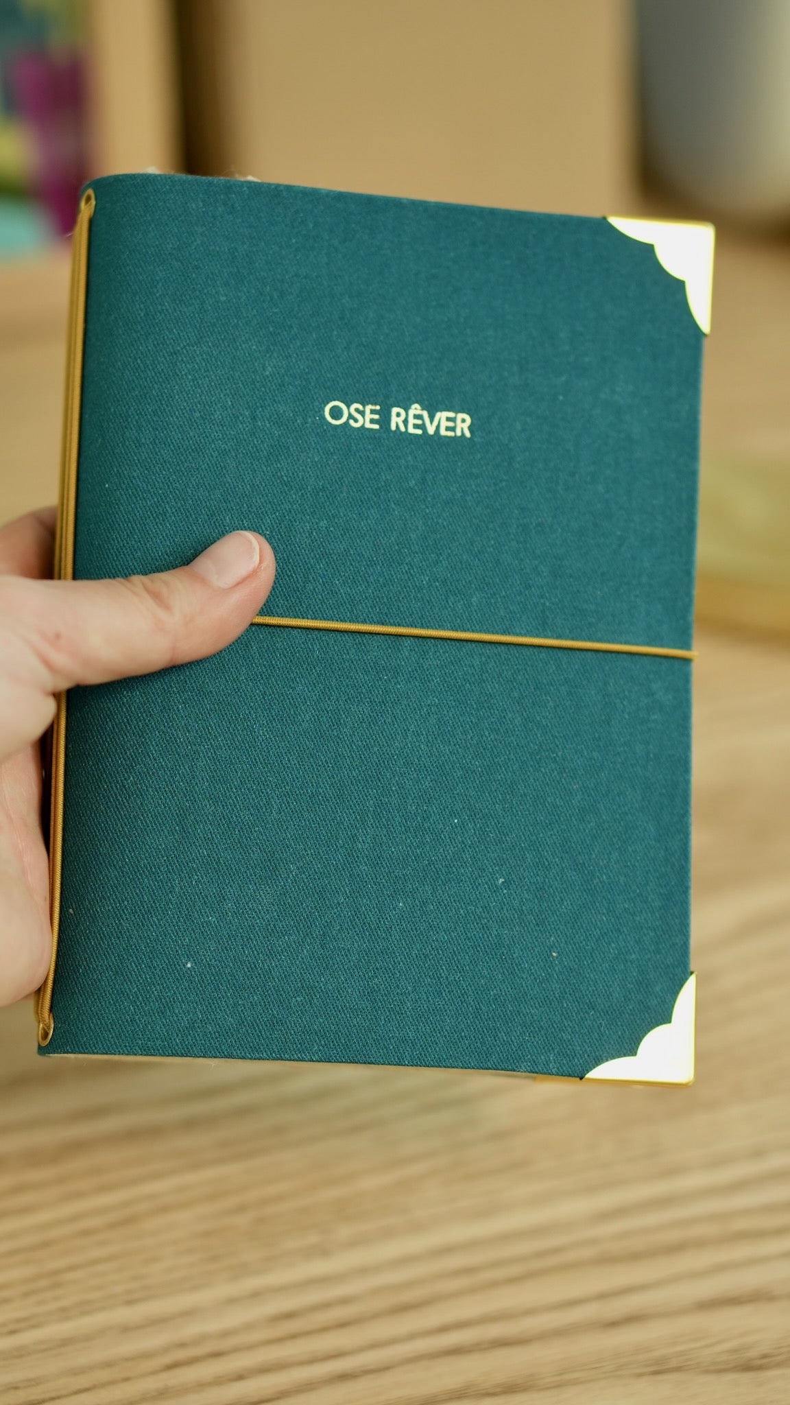 Carnet de bord rechargeable - Ose Rêver - Bleu