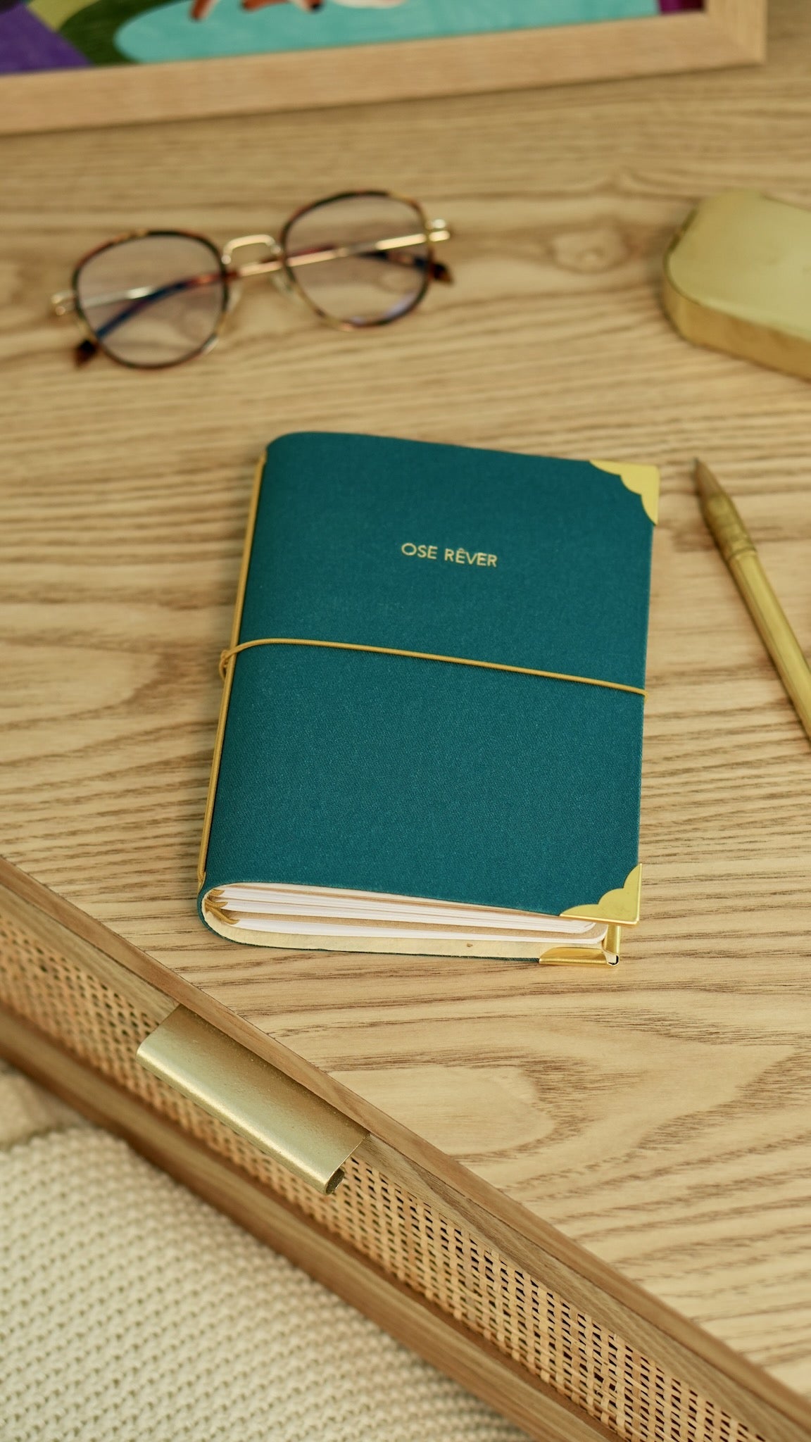 Carnet de bord rechargeable - Ose Rêver - Bleu