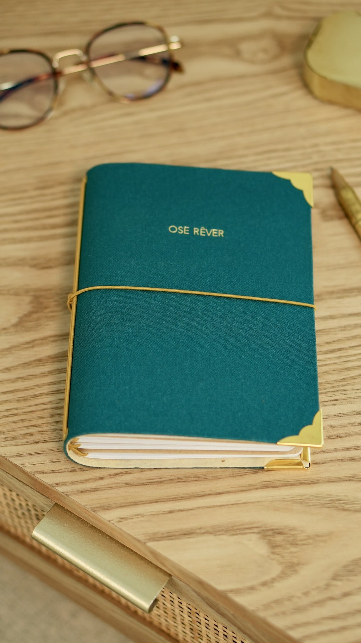 Carnet de bord rechargeable - Ose Rêver - Bleu