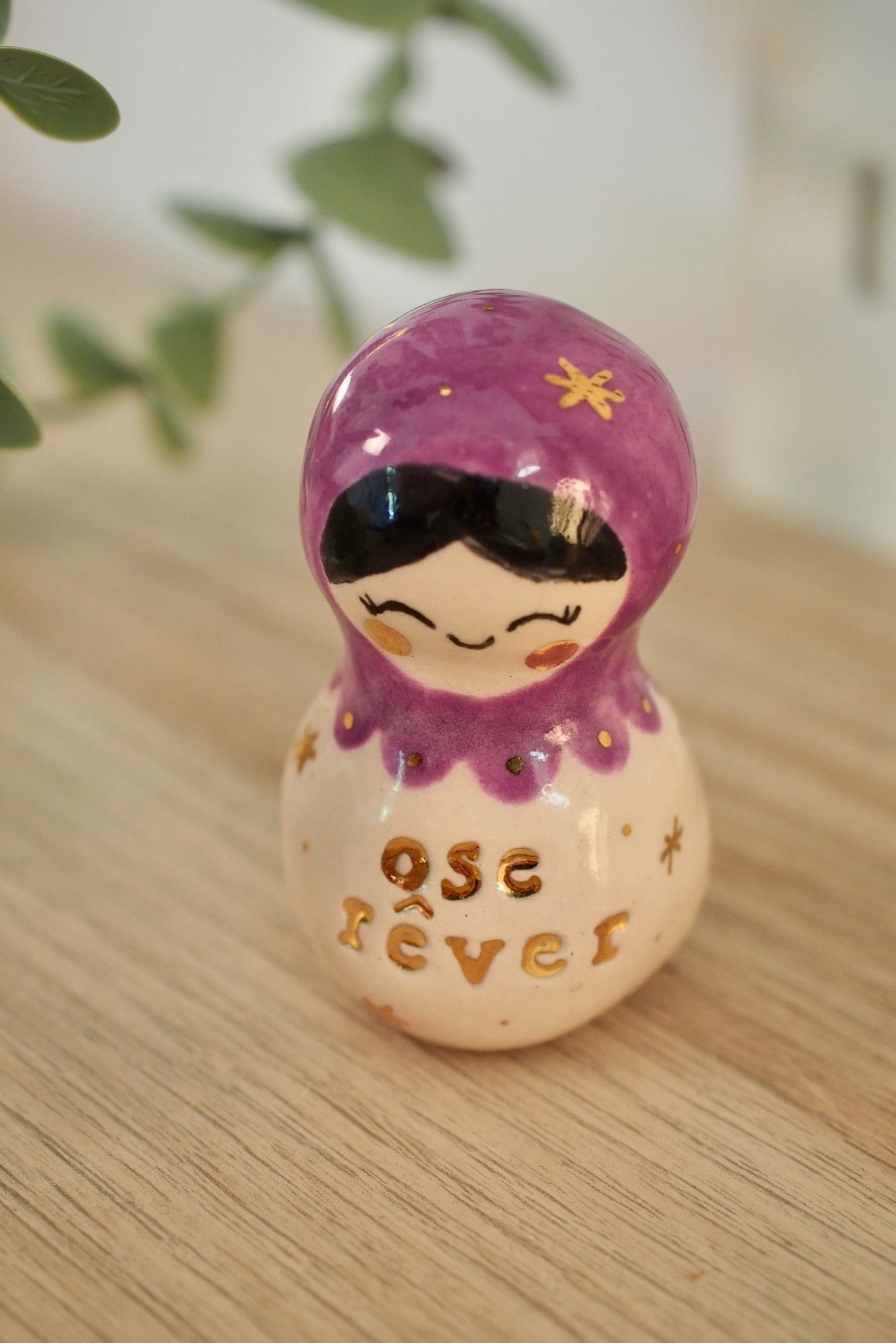 Grigri &quot;ose rêver&quot; - Prune