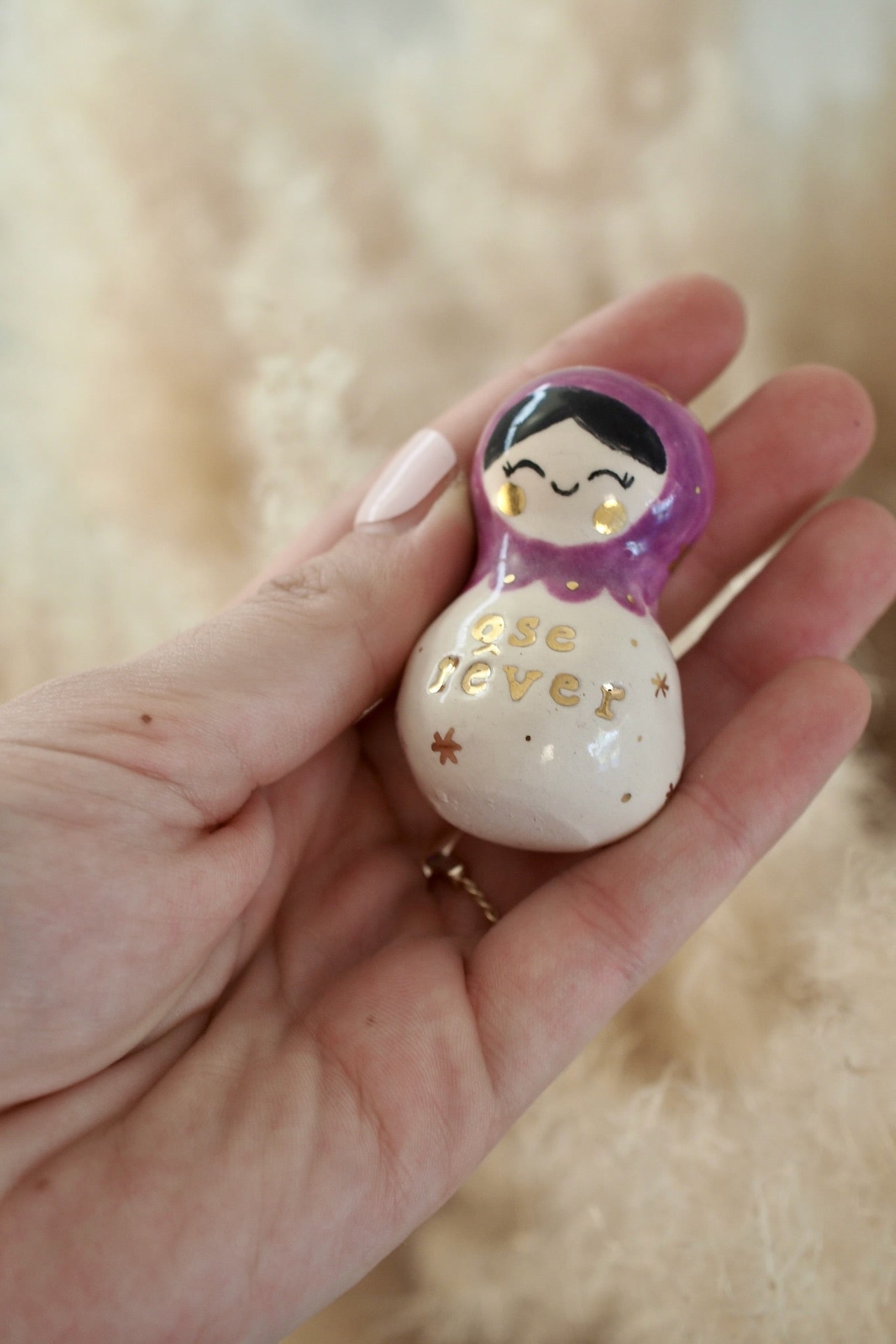 Grigri &quot;ose rêver&quot; - Prune