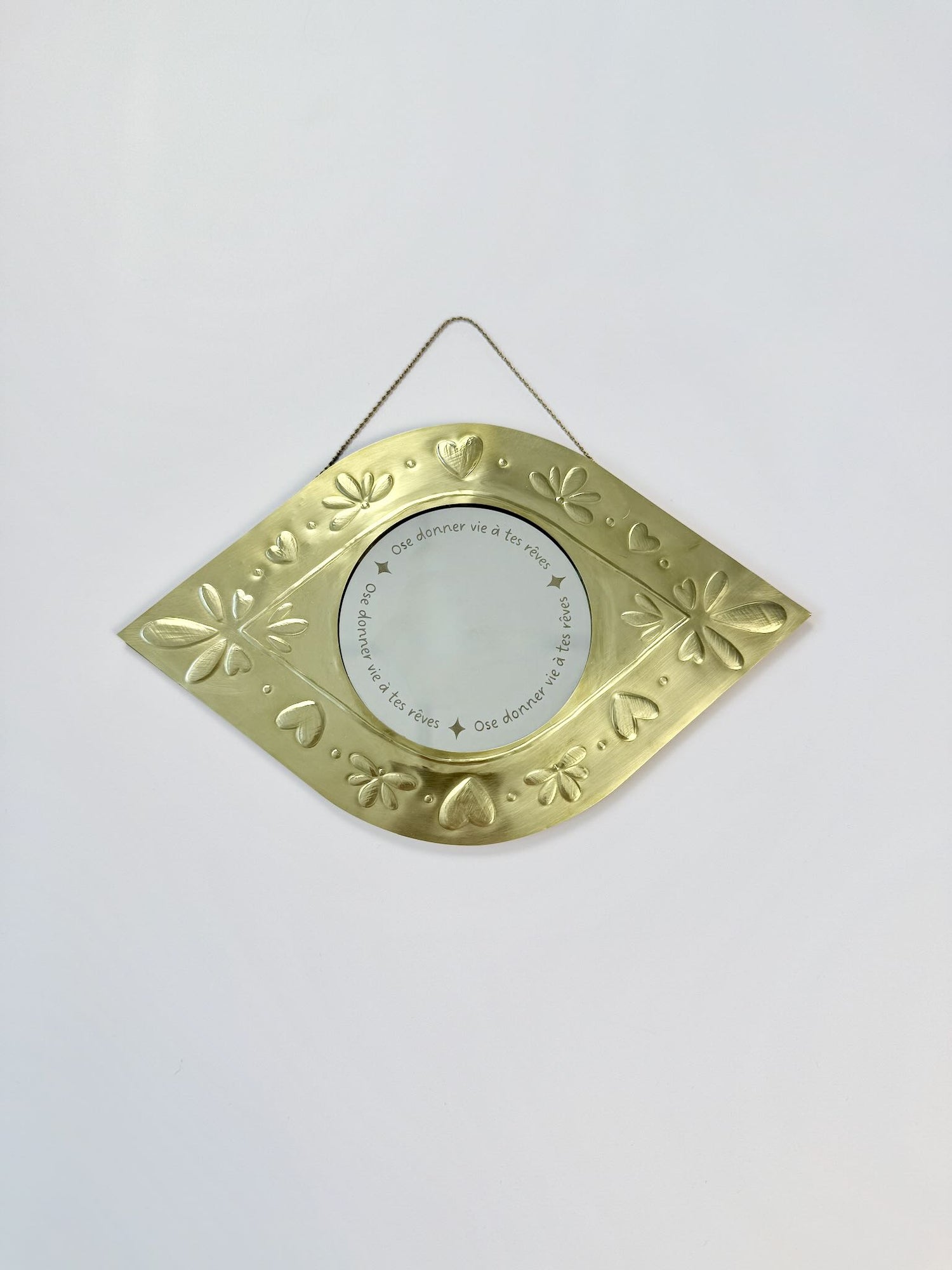 Miroir oeil &quot;Ose donner vie à tes rêves&quot;