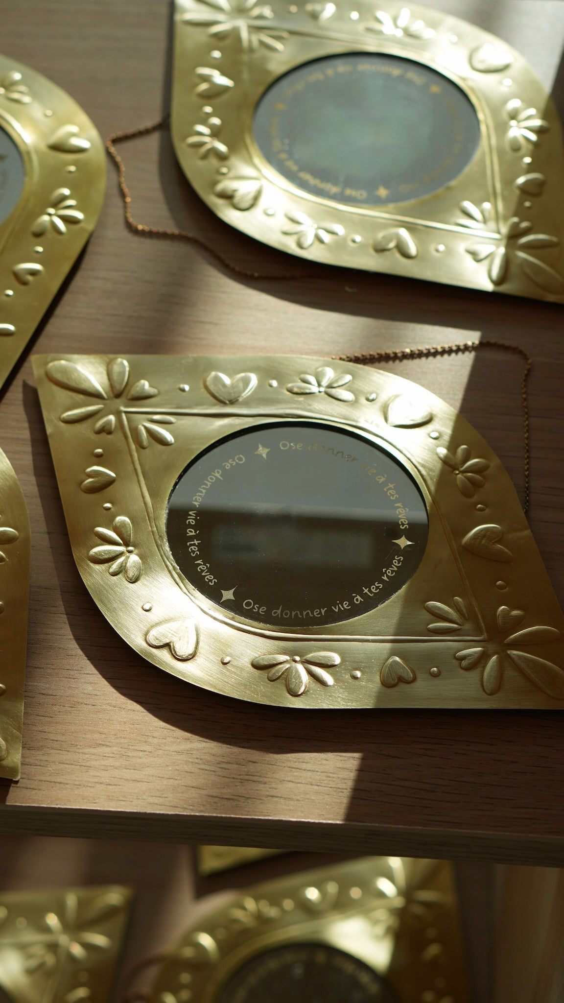 Miroir oeil &quot;Ose donner vie à tes rêves&quot;