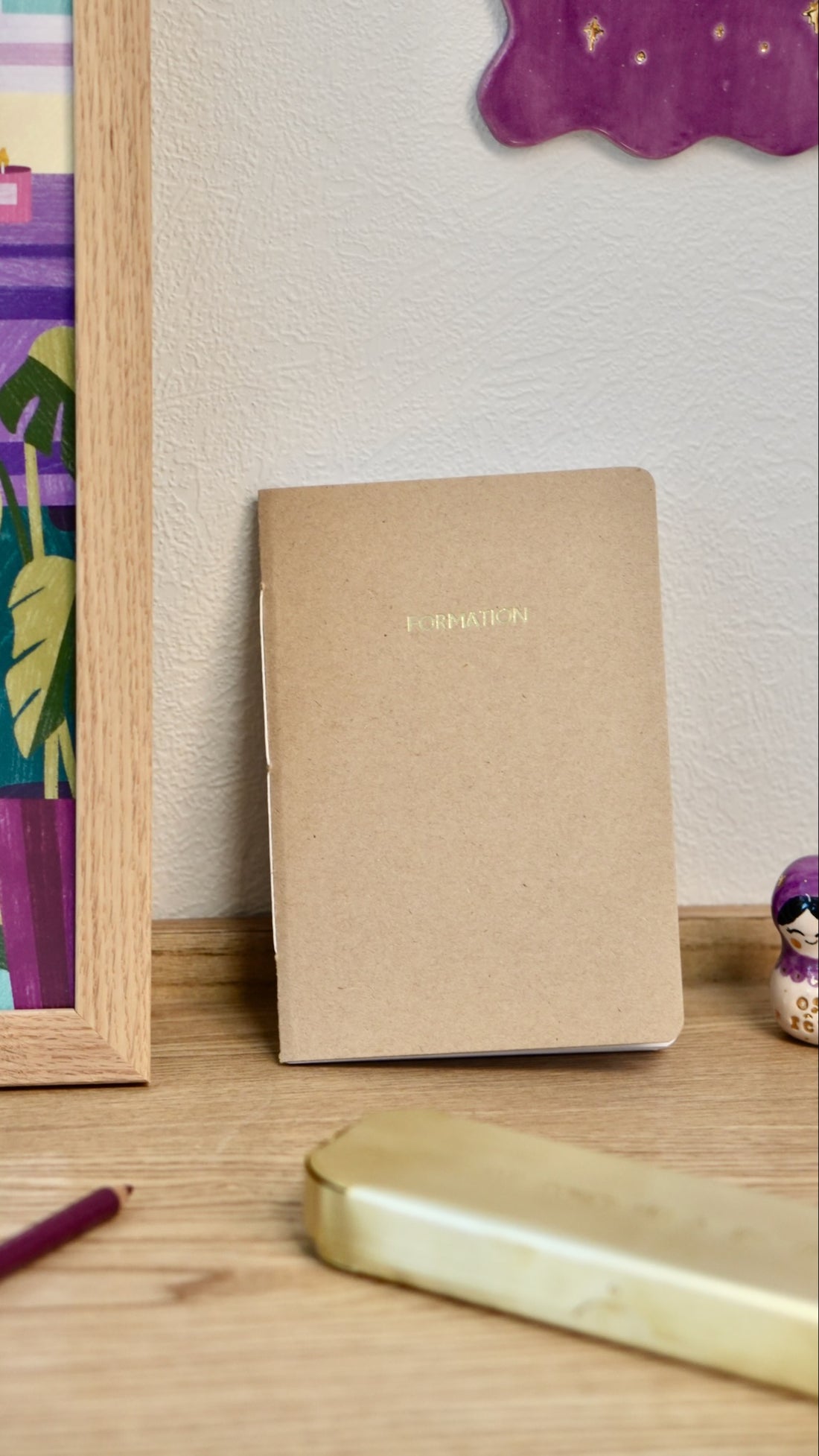 Livret &quot;Formation&quot; relié à la main