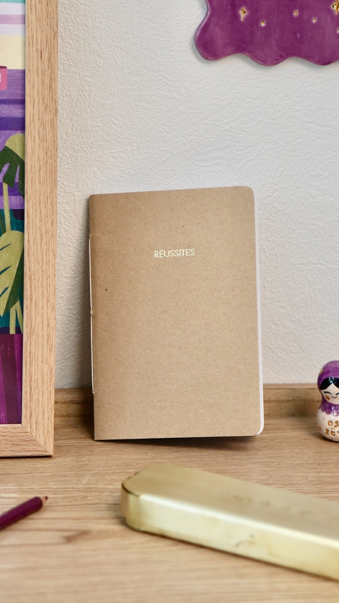 Livret &quot;Réussites&quot; relié à la main