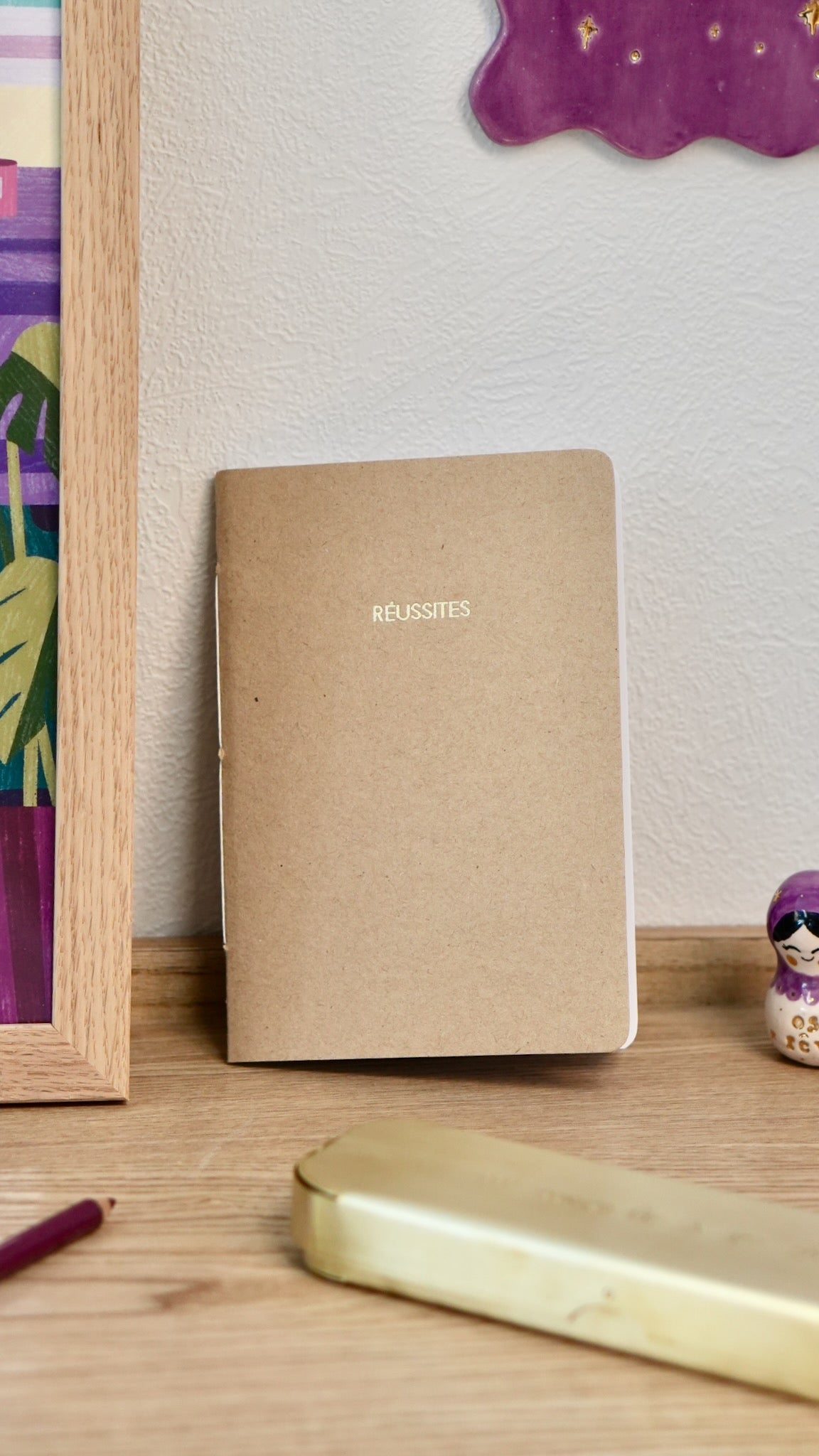 Livret &quot;Réussites&quot; relié à la main