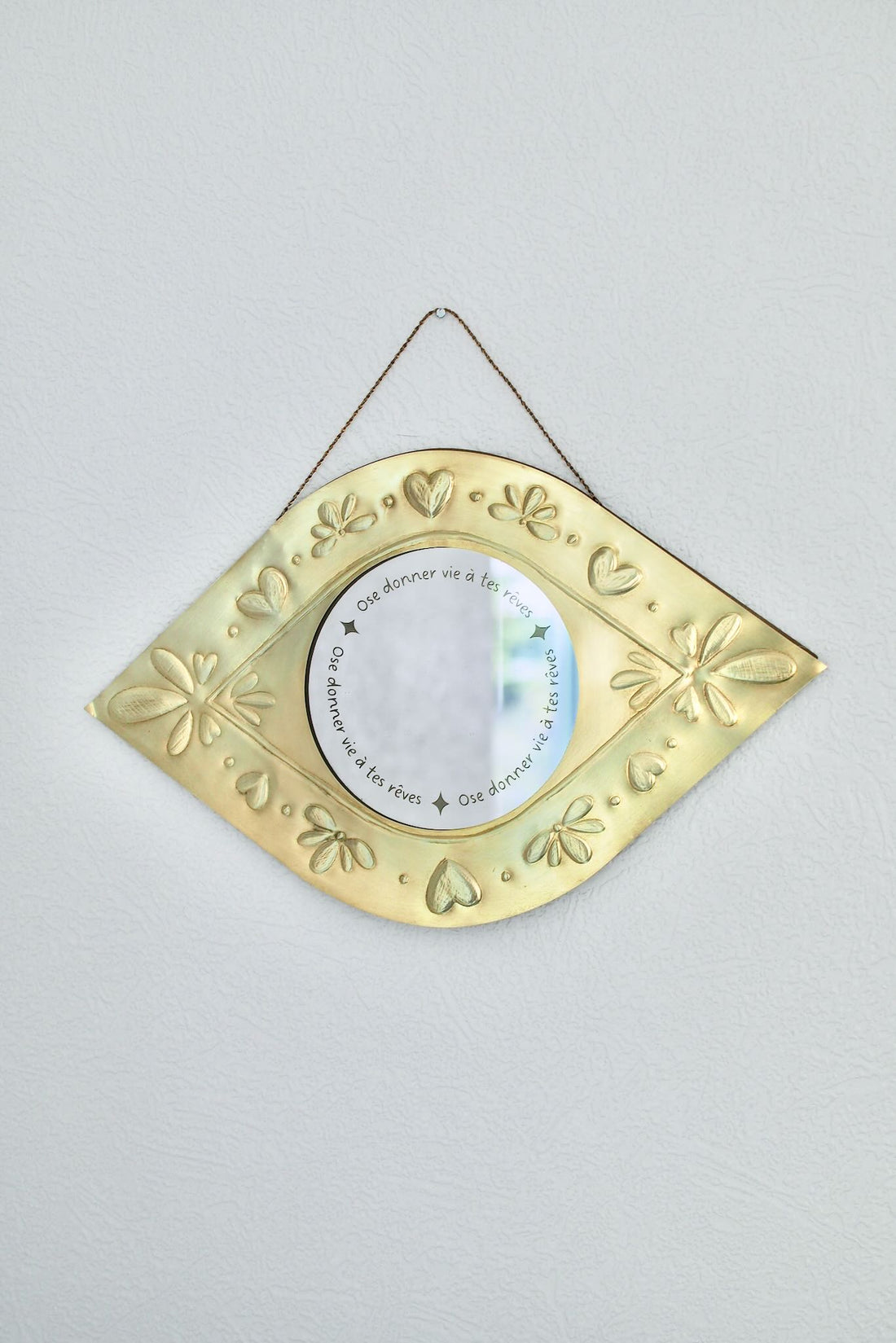 Miroir oeil &quot;Ose donner vie à tes rêves&quot;