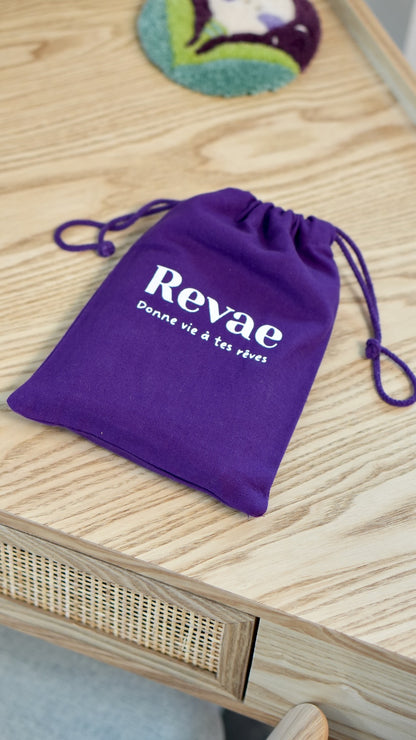 Carnet de bord rechargeable - Ose Rêver - Violet