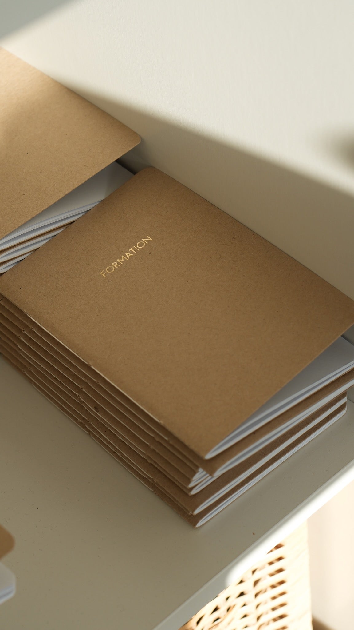 Livret &quot;Formation&quot; relié à la main