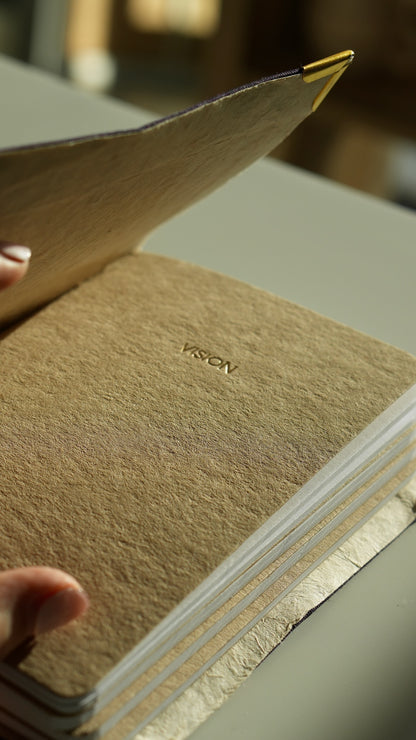 Carnet de bord rechargeable - Ose Rêver - Violet