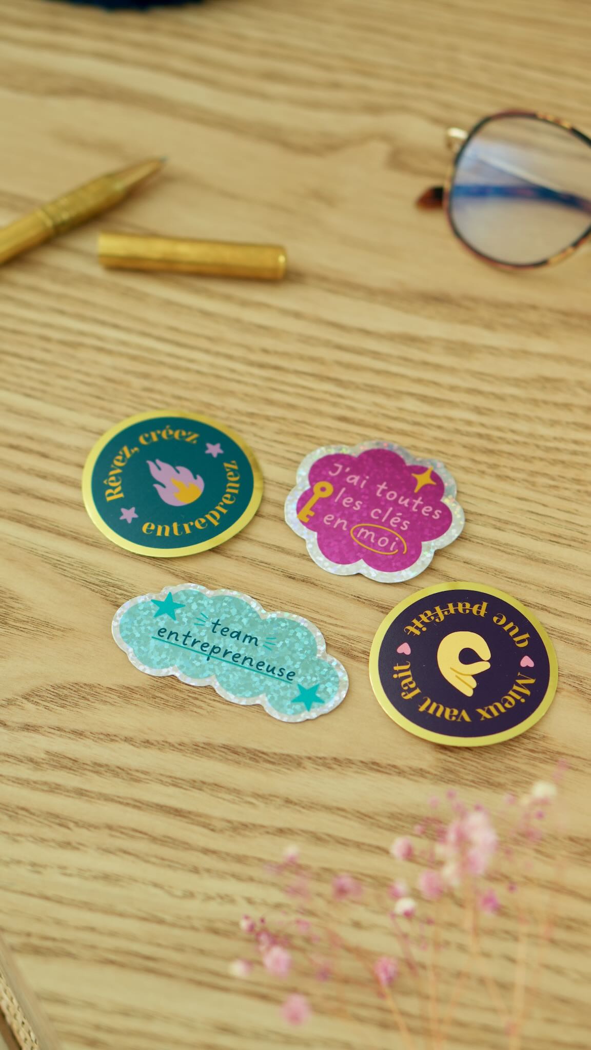 Pack stickers &quot;entrepreneuse&quot;