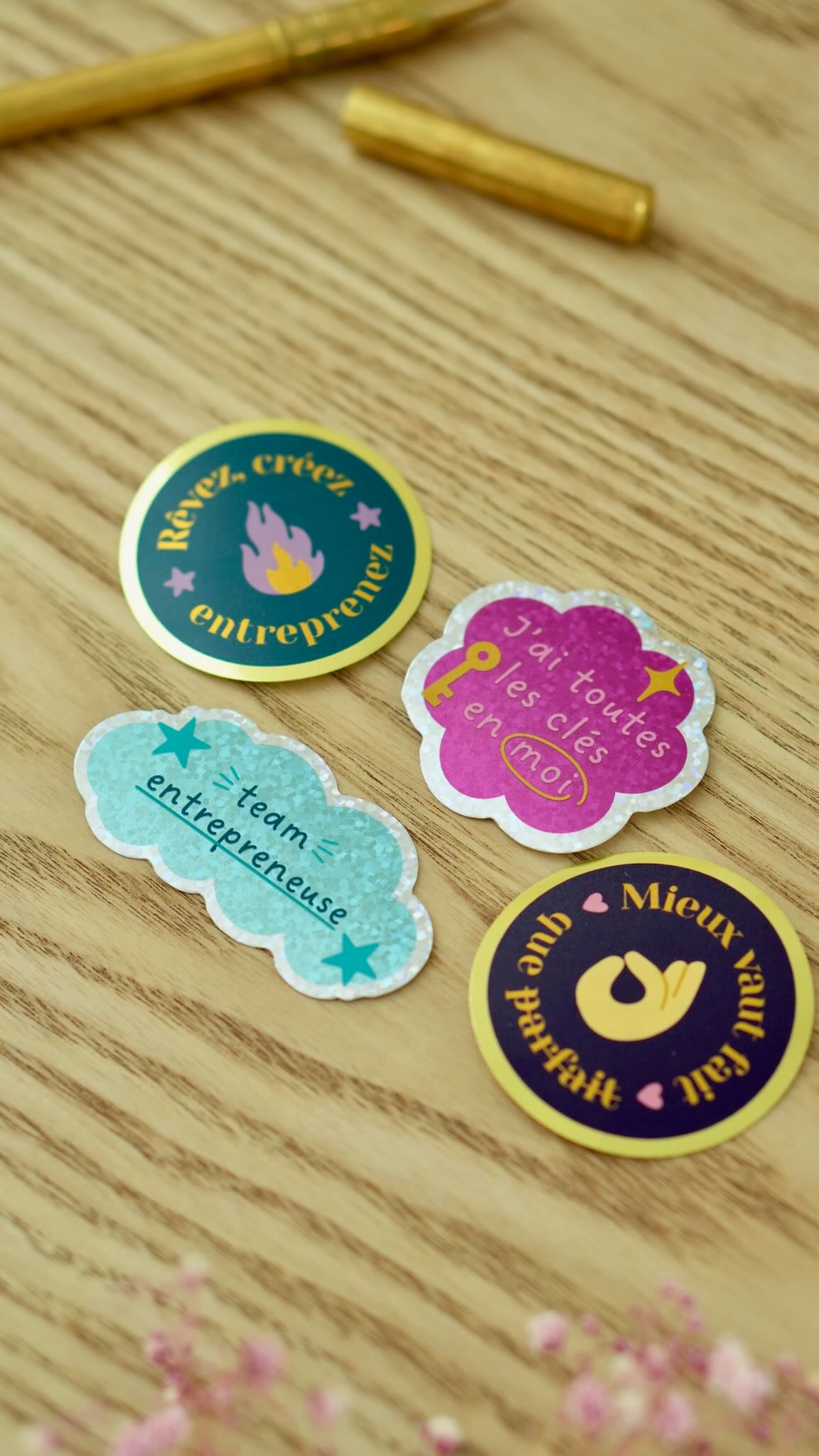 Pack stickers &quot;entrepreneuse&quot;