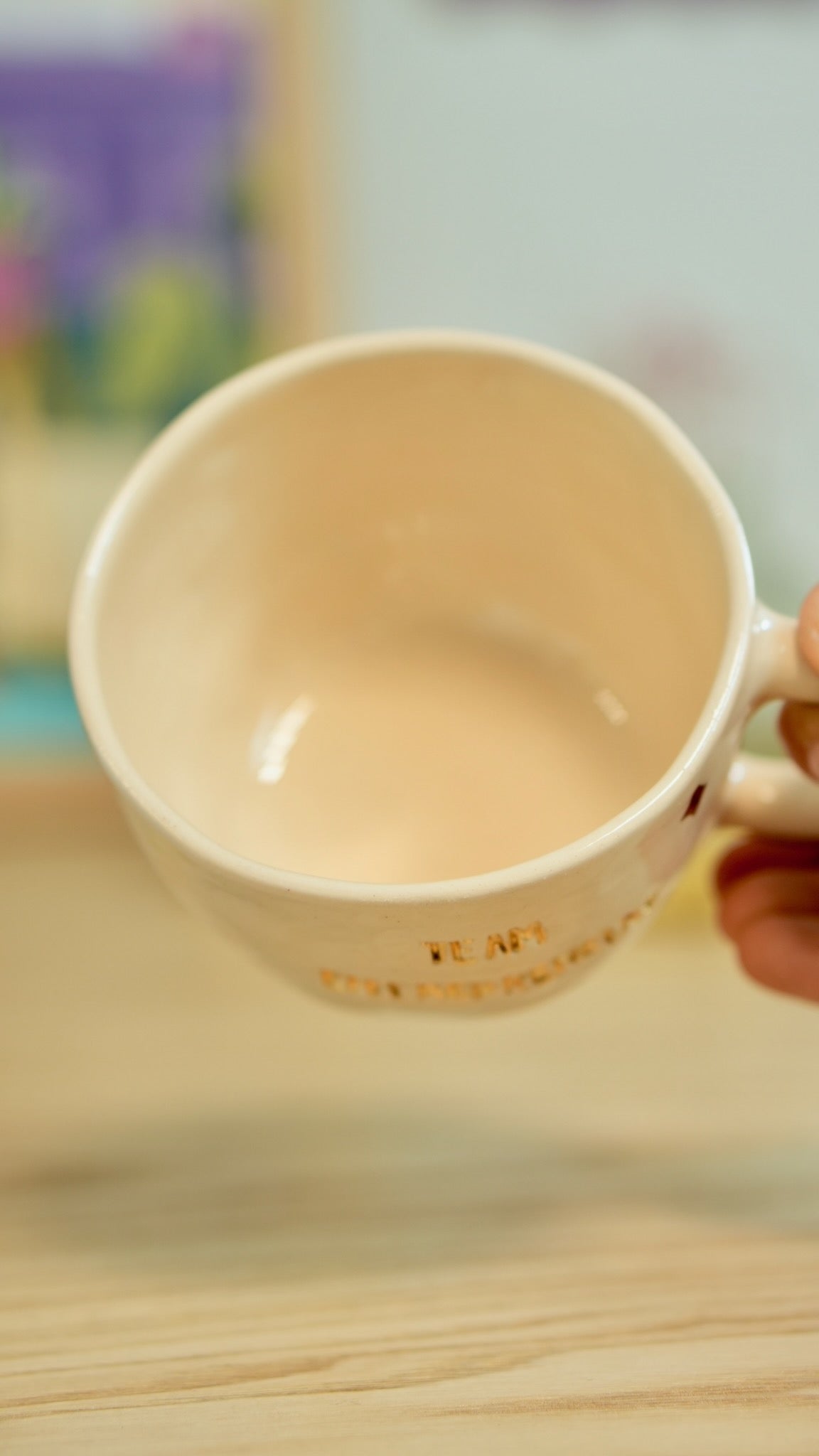 Tasse dorée &quot;Team ambitieuse&quot;